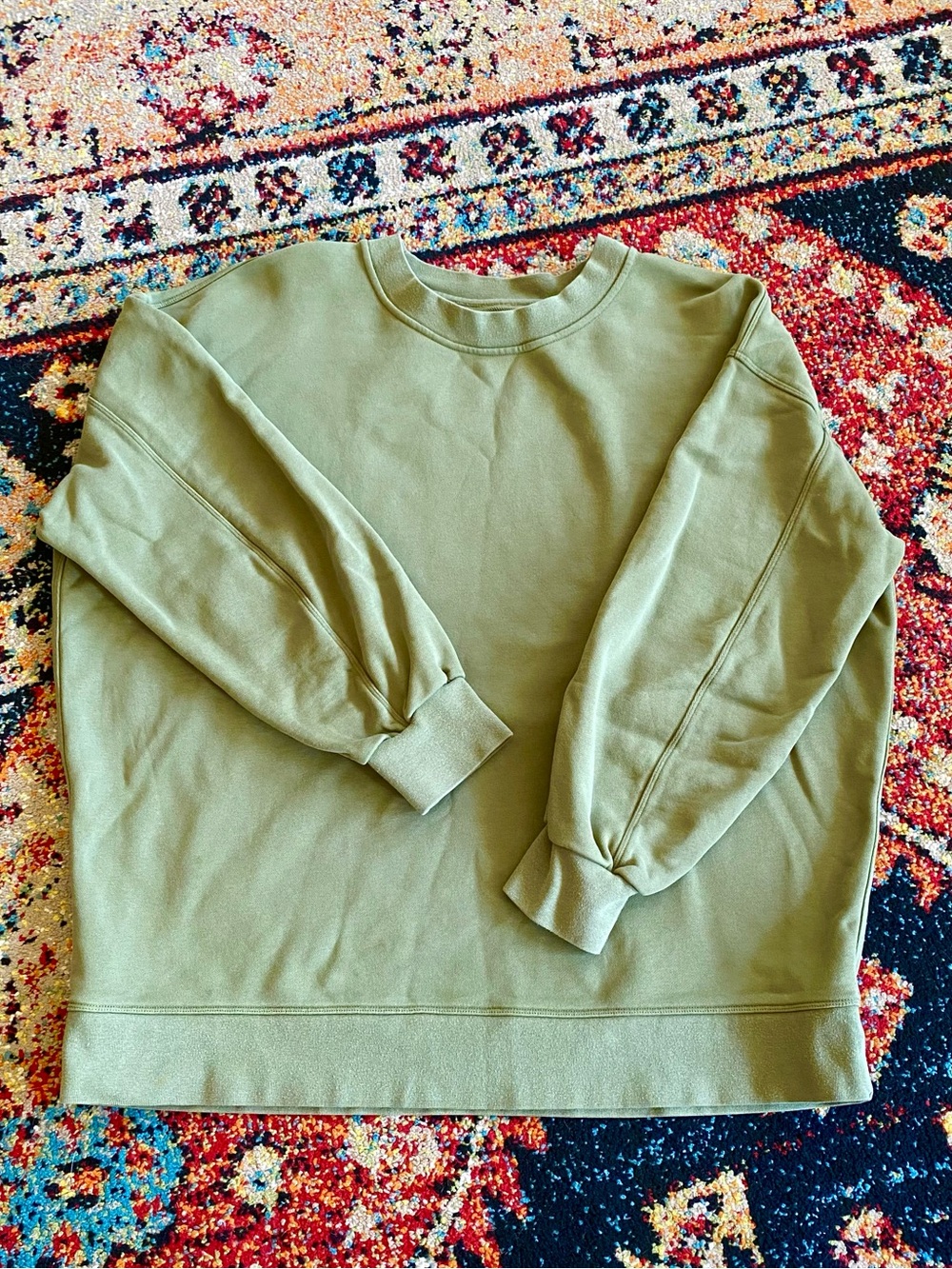 Olive Lululemon Crewneck Sweatshirt